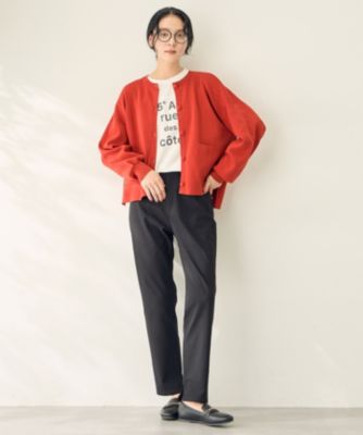 ANY(エニィ)の【ウエストゴム】7days裏起毛テーパードパンツ通販