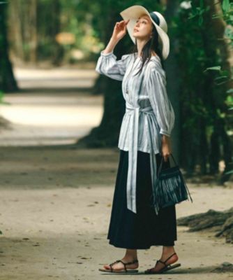 23SS 美品 Theory クランチ ストレッチ リネンレーヨン ワンピース 洗える】リネンレーヨンストレッチ キャミソール ワンピース
