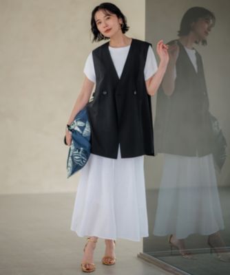 23区(ニジュウサンク)の【洗える】LIBECOリネン フレアスカート