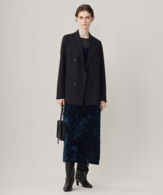 ICB(アイシービー)のウール2WAYストレッチ ダブルブレストジャケット