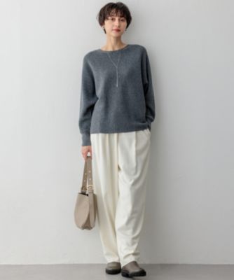 ナチュラルストレッチサキソニー バレル パンツ ナチュラルストレッチサキソニー バレル パンツ / 23区