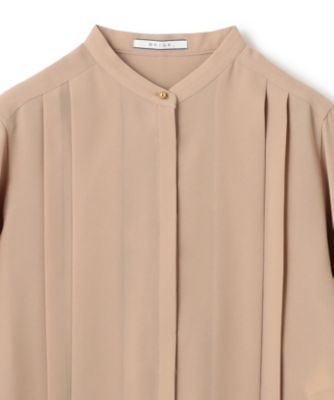BEIGE, ベイジ 4【洗える】STOW 　フロントタック ブラウス BEIGE，(ベイジ)の【洗える】STOW / フロントタックブラウス通販