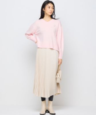 組曲(クミキョク)のレザーライクサテン プリーツスカート通販 | 集英社