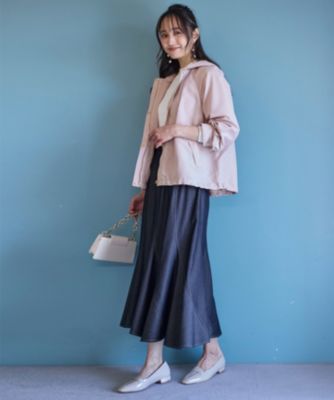 anysis 【撥水・UVカット・花粉ガード】2WAYラグランフーディ ブルゾン 撥水・UVカット・花粉ガード】2WAYラグランフーディ ブルゾン