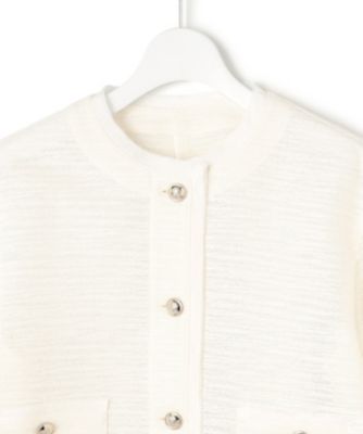 Oggi5月号掲載　今季新品　23区サマーツイード ジャケット　40 11号 23区(ニジュウサンク)の【Oggi5月号掲載】サマーツイード