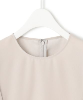 icb【UV接触冷感・速乾】 FluidBackSatin シアーコンビブラウス