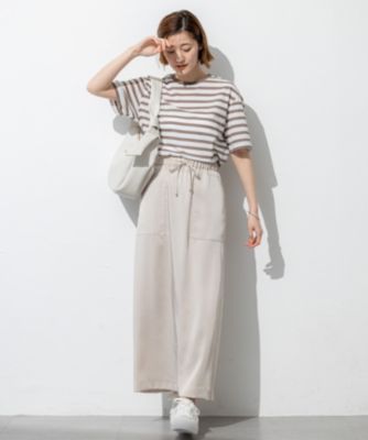 23区　スムースサテン Iライン スカート 23区｜【撥水加工/洗える】スムースサテン Iライン スカート | Rakuten