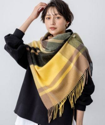 23区(ニジュウサンク)の【VERY掲載】カシミヤ チェック ストール通販