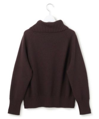 23区 S(ニジュウサンク エス)のボイルドウールコンビ ジップ タートル