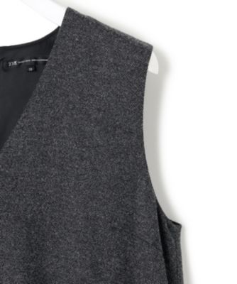 23区(ニジュウサンク)のラメミックスツイード Vネックワンピース通販