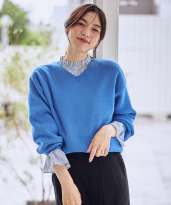 ANY(エニィ)の【8色展開】Vネックデイリーニット通販 | 集英社HAPPY