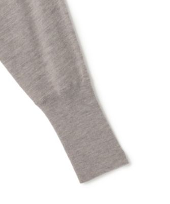 23区 S(ニジュウサンク エス)の【洗える】ギャザーコンビ ニット