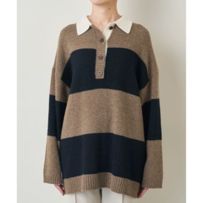 Whim Gazette(ウィム ガゼット)のラガーニットプルオーバー通販