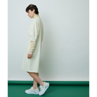 【Whim Gazette】 THE PAUSEランタンスリーブキルトワンピース Whim Gazette(ウィム ガゼット)の【THE PAUSE】ランタンスリーブ