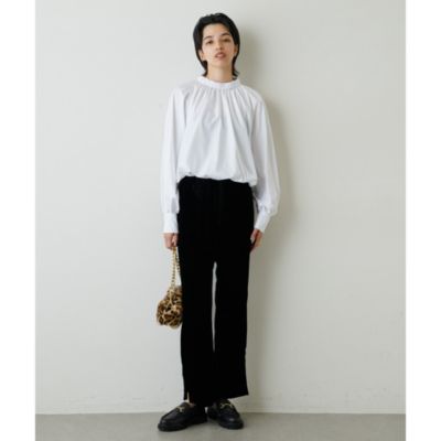 Whim Gazette(ウィム ガゼット)の《WEB限定》ギャザーブラウス通販