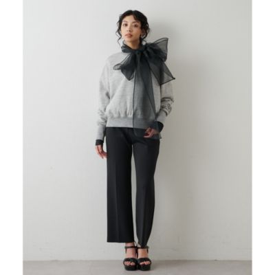 Whim Gazette(ウィム ガゼット)のオーガンジーボウブラウス通販