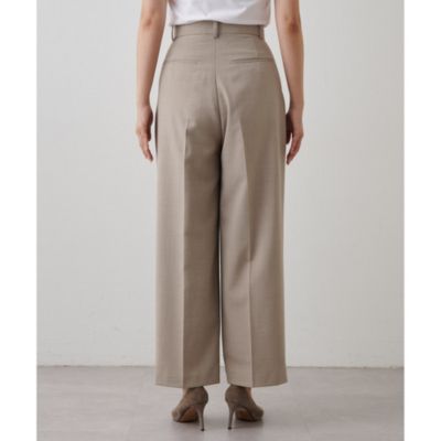 Whim Gazette(ウィム ガゼット)の平織タックパンツ通販 | 集英社HAPPY