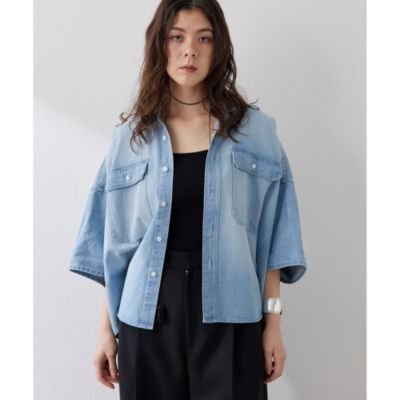 Whim Gazette(ウィム ガゼット)のDENIMドルマンシャツ通販