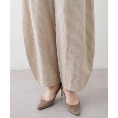 新品　ウィムガゼット　THE PAUSE コットンリネンカーブパンツ Whim Gazette(ウィム ガゼット)の【THE PAUSE】コットンリネン