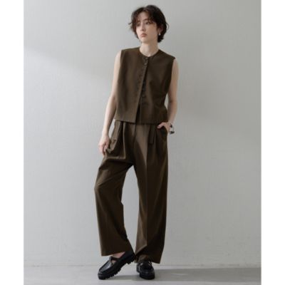 【THE PAUSE】コンパクトジレ Whim Gazette(ウィム ガゼット)の【THE PAUSE】トロコンパクト
