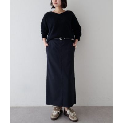 Whim Gazette(ウィム ガゼット)のフォックスウール Vネックプル