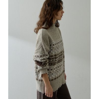 Whim Gazette(ウィム ガゼット)のフェアアイルプルオーバー通販