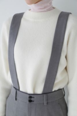 human woman(ヒューマン ウーマン)の◇ストレッチツイル吊り付きパンツ