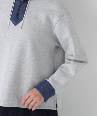 human woman(ヒューマン ウーマン)の◇デニムドッキングフーディープル