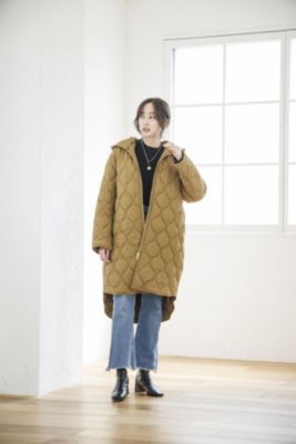 STYLE DOOR 【Emma Taylor】MILITARY QUILTING HOOD COAT