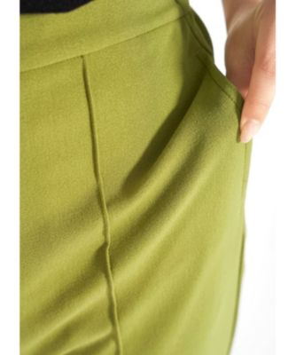 STYLE DELI(スタイルデリ)の裾ななめカットピンタックパンツB通販