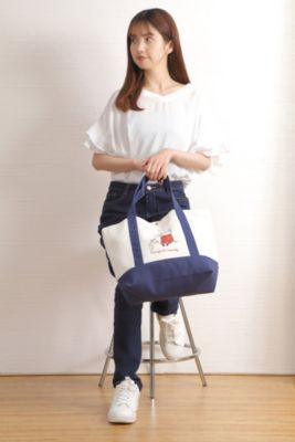 Angie La Coquette 麗しのアンジー(アンジー・ラ・コケット ウルワシノアンジー)のキャンバスバイカラートートバッグ通販