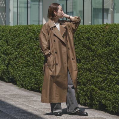 BOWTE(バウト)のTECHNICAL COTTON OVER SIZING UNLINED TRENCH COAT