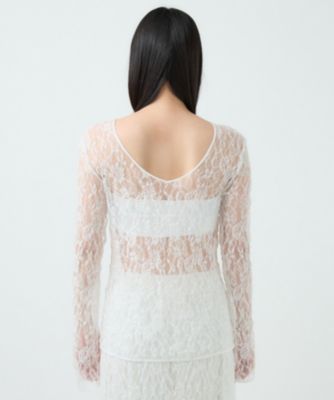 Chaos グラスレースプルオーバー　ホワイト Chaos(カオス)のグラスレースプルオーバー通販 | 集英社HAPPY