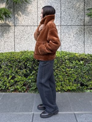 【美品】アーバンコードロンドン エコファー ムートンロングコート リバーシブル 1554_1.jpg