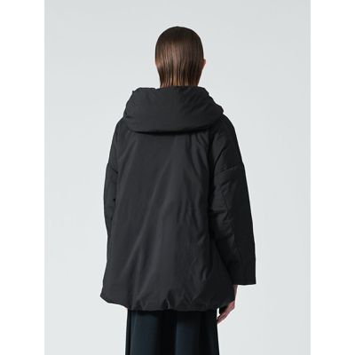 mizuiro ind(ミズイロインド)のフード付きショートダウンジャケット