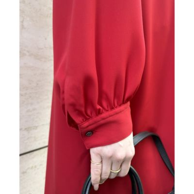 E by eclat【選べる着丈】華奢見えギャザーワンピース￥20,900