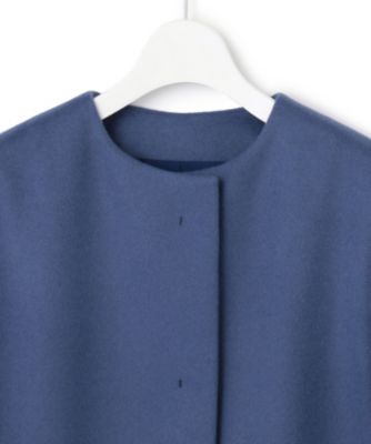 極美品✨23区　ウールカシミヤビーバー ノーカラー コート　大きいサイズ　44 セール】 ウールカシミヤビーバー ノーカラー コート （その他