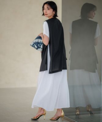 23区 S(ニジュウサンク エス)の【洗える】LIBECOリネン フレア