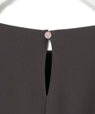 【洗える】23区　ストレッチジョーゼット ケープデザイン カットソー 23区｜【洗える】ストレッチジョーゼット ケープデザイン
