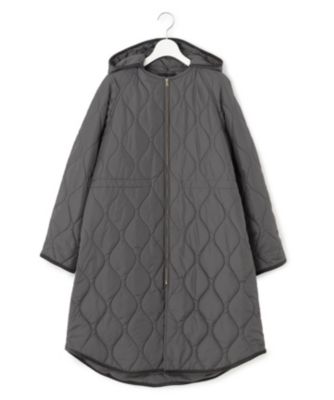 23区 中綿ロングパディングアウター 撥水加工】 中綿 ロング パディング アウター / 23区