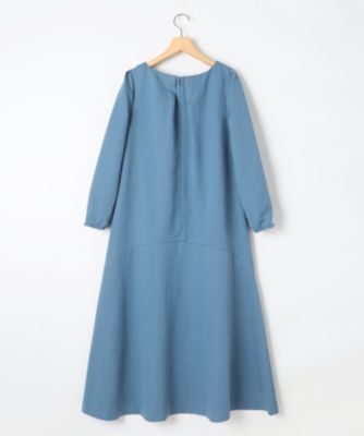 組曲 S(クミキョク エス)のラメジャカード ボートネックワンピース通販