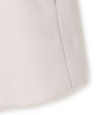 【美品】BEIGE ベイジ　ノーカラージャケット　LUIZA ホワイト　サイズ6 BEIGE，(ベイジ)の【洗える・L-size】LUIZA / ノーカラー