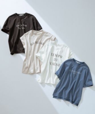23区 L(ニジュウサンク エル)の【洗える】カラーロゴ Tシャツ通販