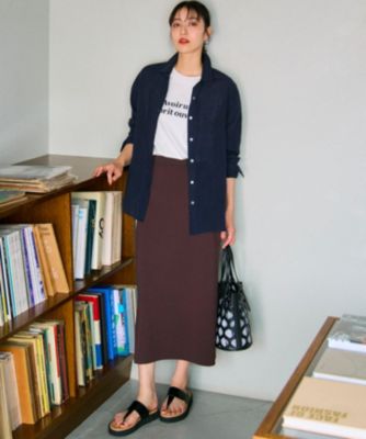 23区【杏さん着用】LIBECO ベーシック シャツ 23区(ニジュウサンク)の【杏さん着用】LIBECO ベーシック シャツ