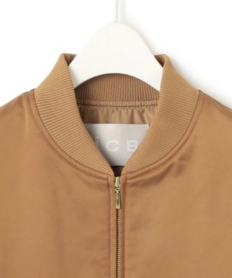 ICB(アイシービー)の【洗える】 マットサテン MA-1ブルゾン通販