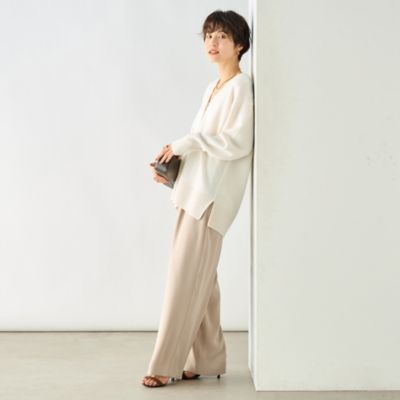 NOLLEY'S(ノーリーズ)のカシミヤ混MUSICゆったりVネック