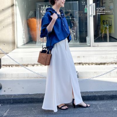 Rie Miller(リエミラー)の【追加】【RM denim】フリルギャザー