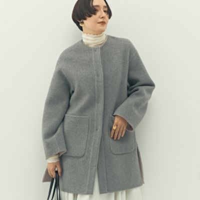 NOLLEY'S(ノーリーズ)のバイカラーリバーコート通販 | LEEマルシェ