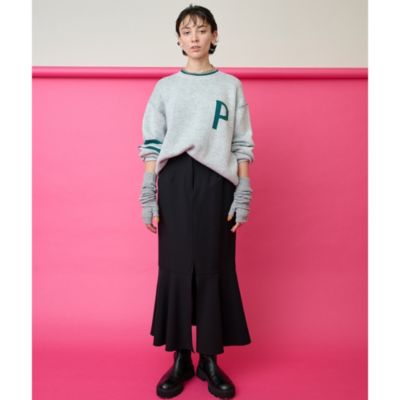 Whim Gazette(ウィム ガゼット)の【THE PAUSE】ロゴニットプルオーバー