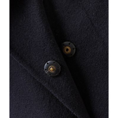 Whim Gazette(ウィム ガゼット)のカシミヤリバーポンチョコート